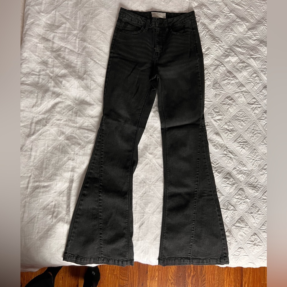 Black Flare Jeans